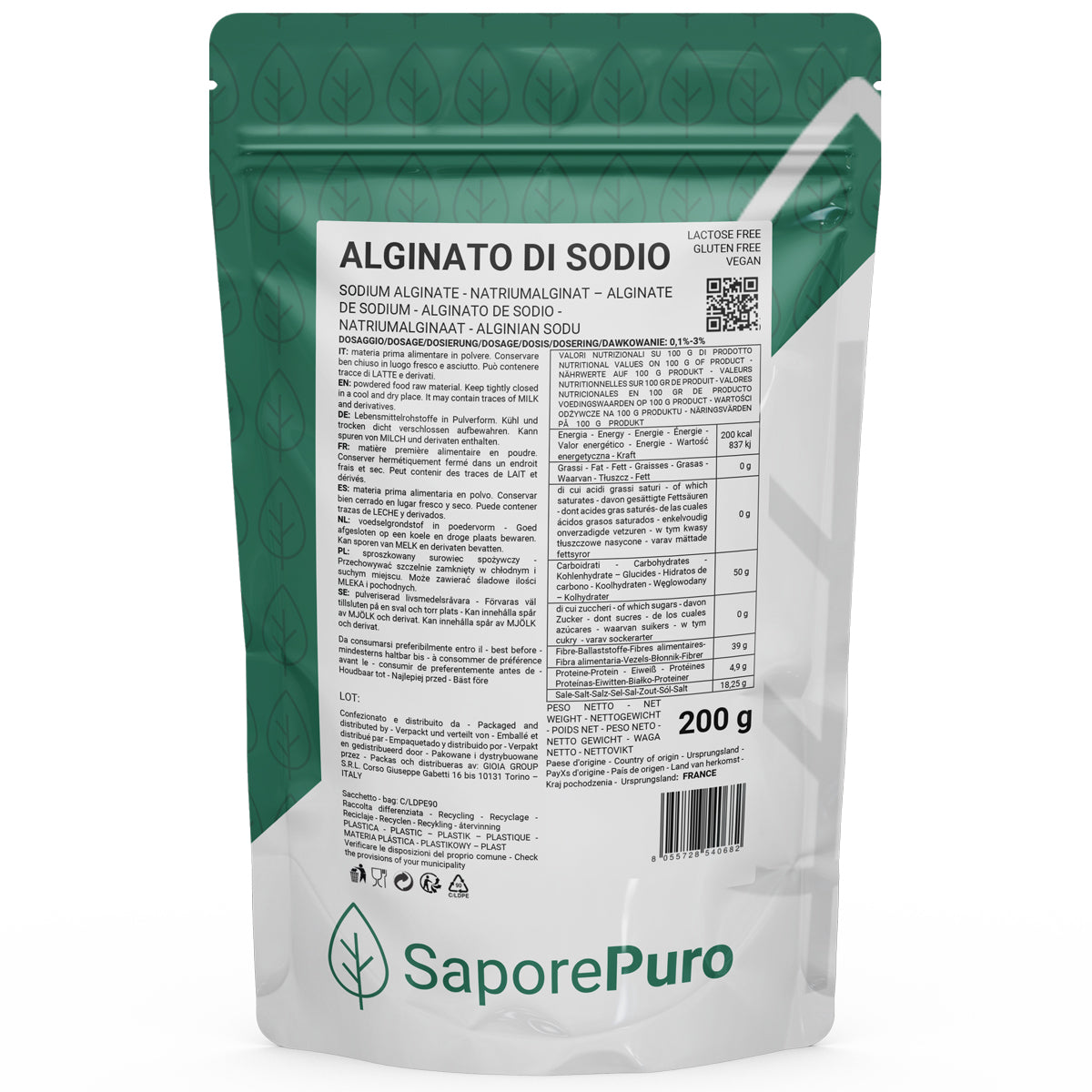 Alginato De Sodio – Special Ingredients Europe