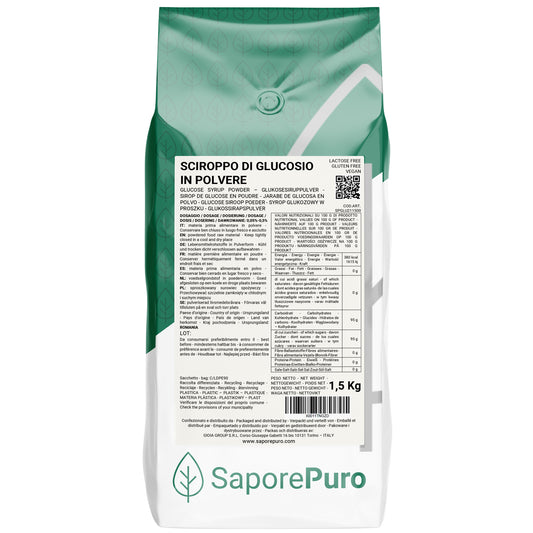 Sirop de glucose en poudre 21DE - 1,5 kg - SaporePuro