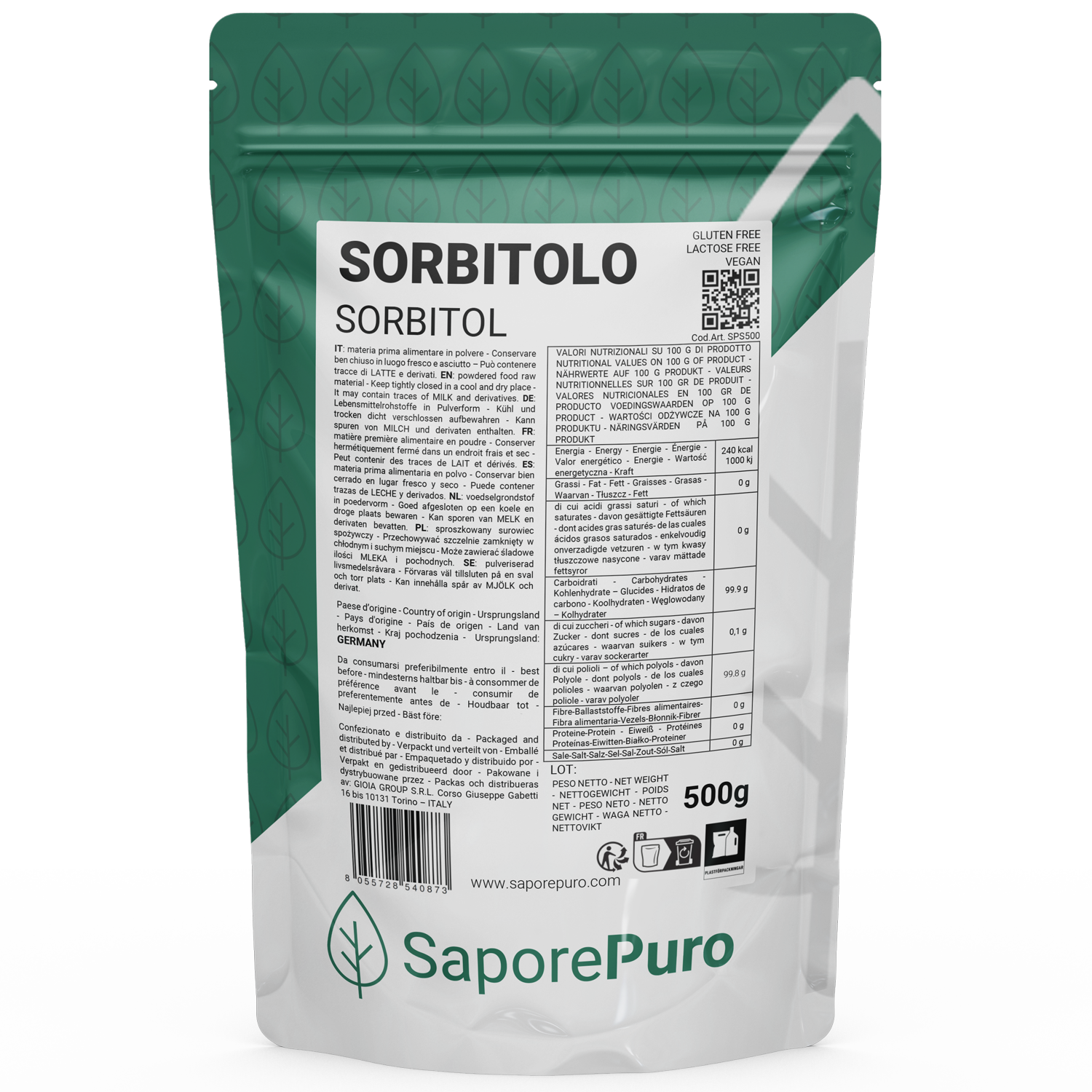 Sorbitolo - SaporePuro