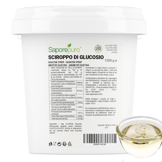 SYRUPPY GLUCOSE - 1,5kg - SAPOREPURE