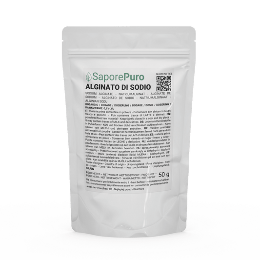 Alginate de sodium (E401) - 50gr - SaporePuro
