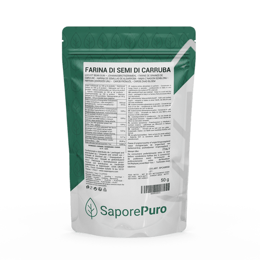 farine de graines de caroube-50gr-