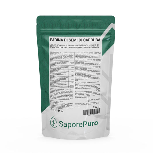 farine de graines de caroube saporepuro épaississant naturel e410 saporepuro
