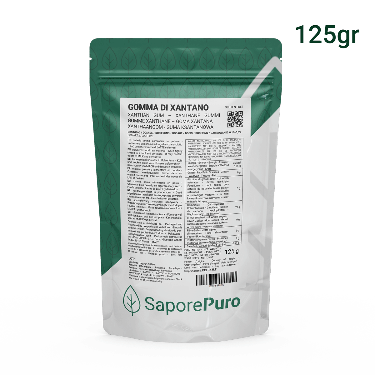 Gomme xanthane (E415) - 125g - SaporePuro